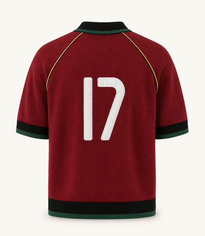 Vintage knitted Portugal football jersey No.17 – Section 90 Beyond Legendary drop